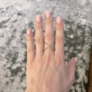 BaubleBar Crisscross Ring